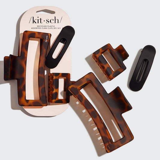 Rectangle Open Shape Assorted Claw Clips
